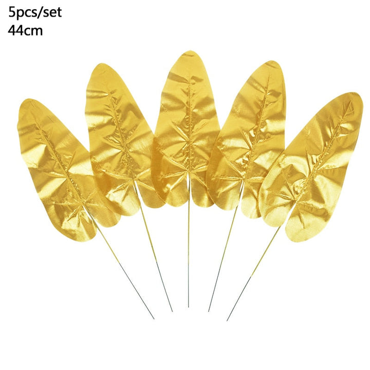 Artificial Tropical Palm Leaves Hawaiian Party Decoration, perfect as artificial plants.