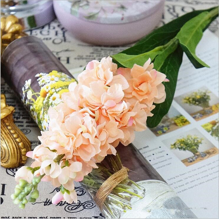 Artificial Hyacinth Violet Flower Branch, perfect as silk flowers.