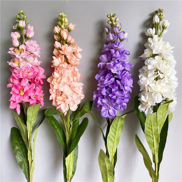 Artificial Hyacinth Violet Flower Branch, perfect as silk artificial flowers.