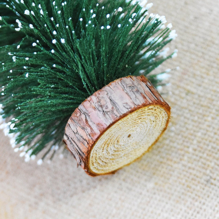 Miniature Pine Tree Desktop Christmas Decoration is a wonderful addition to your christmas decor collection.