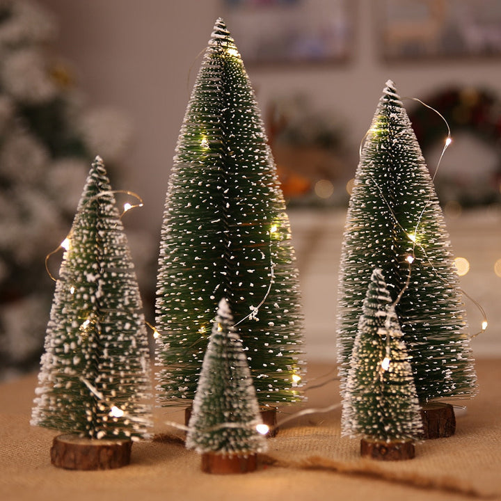 Miniature Pine Tree Desktop Christmas Decoration is a wonderful addition to your christmas arrangements collection.