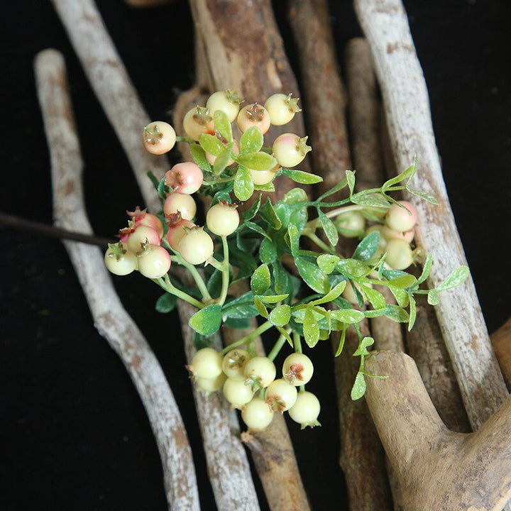 Artificial Berries Fake Plastic Berry Branch, perfect as faux plant.