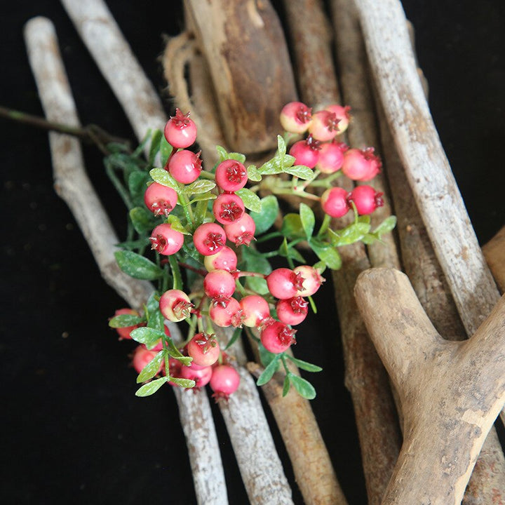 Artificial Berries Fake Plastic Berry Branch, perfect as faux plant.