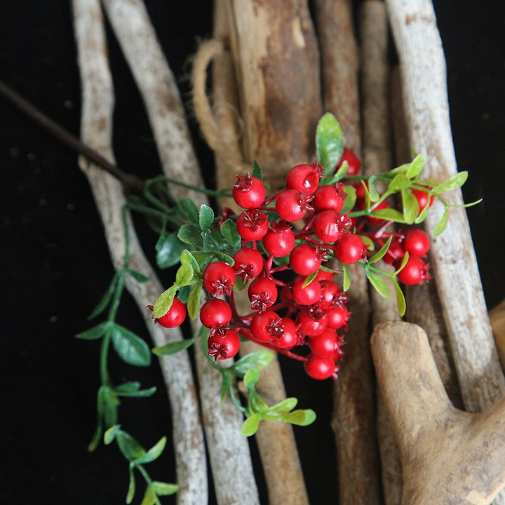 Artificial Berries Fake Plastic Berry Branch, perfect as artificial plant.