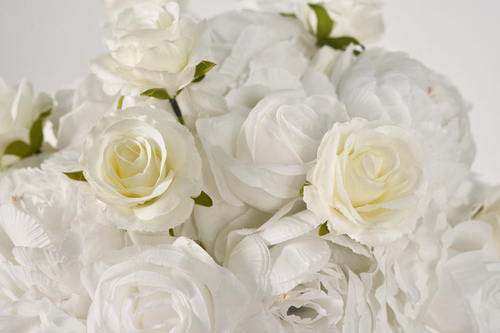 Flower Ball Pure White Roses Wedding Proposal Party Centerpieces Decor