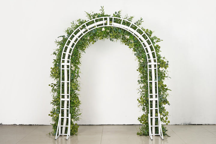 8x8ft Green Flower Arch for Wedding Party Proposal Decor