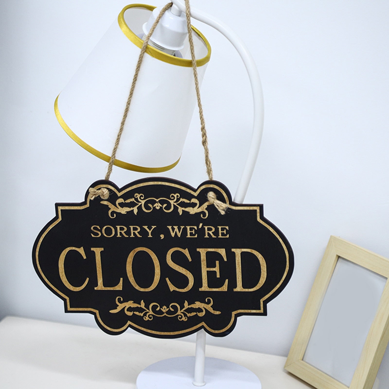 Two Sided Reversible Open Closed Business Sign – Wedding & Floral Supplies