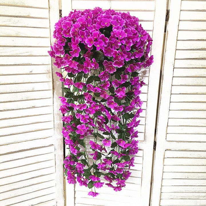 Artificial Wall Hanging Basket Flowers, perfect as artificial plants.