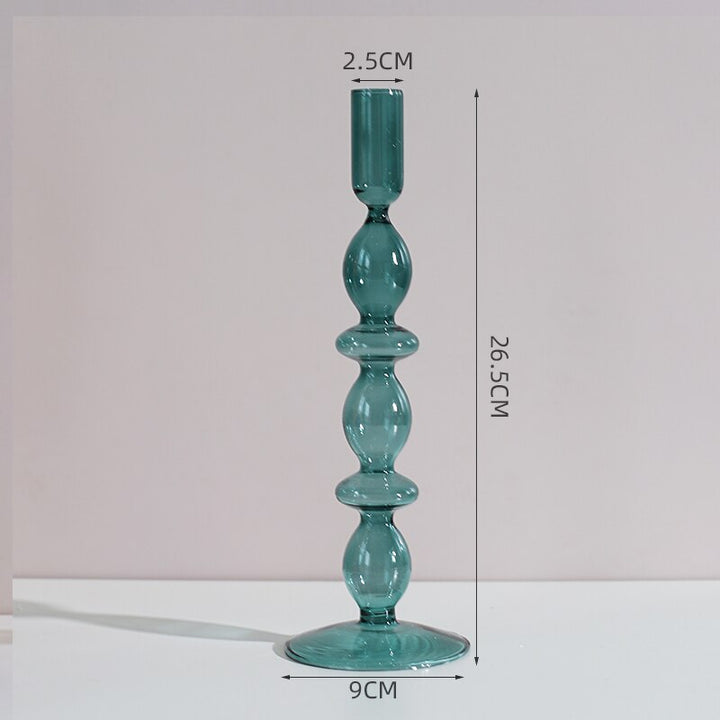 Glass Candle Holders Room Modern Home Decor