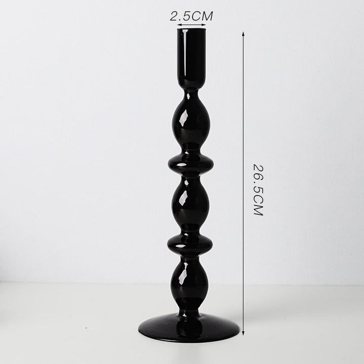 Glass Candle Holders Room Modern Home Decor
