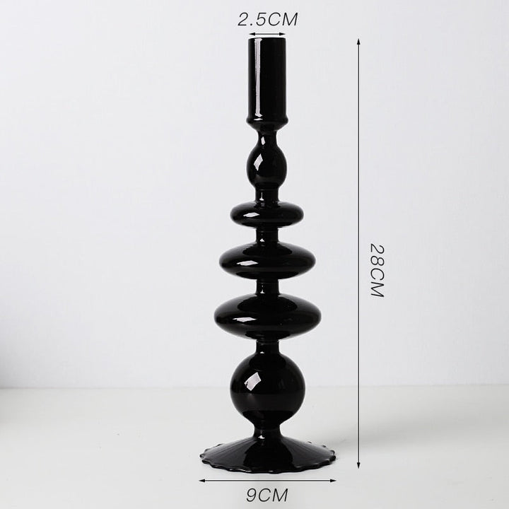 Glass Candle Holders Room Modern Home Decor