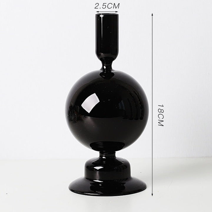 Glass Candle Holders Room Modern Home Decor