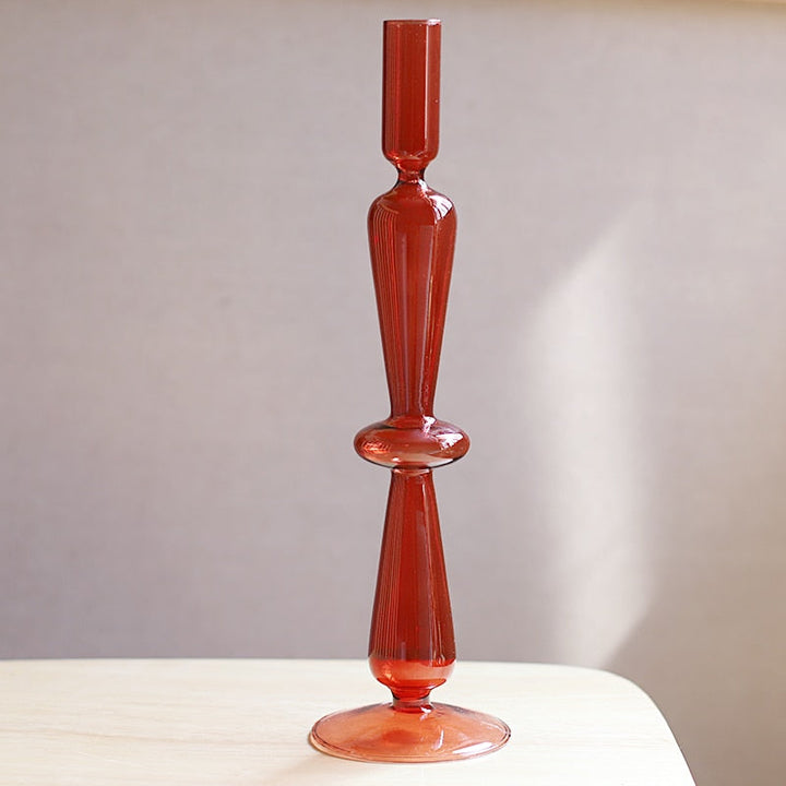 Glass Candle Holders Room Modern Home Decor