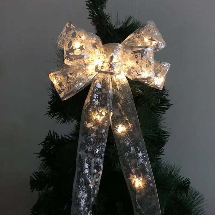 LED Christmas Gift Bow Front Door Decoration is a wonderful addition to your christmas arrangements collection.