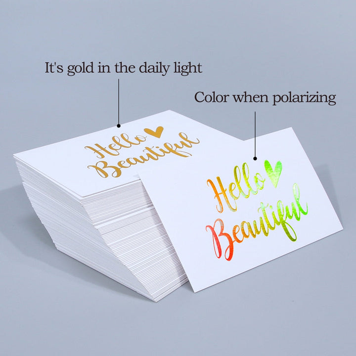 Hello Beautiful Order Packaging Cards for Business is an excellent choice for your greeting cards needs.