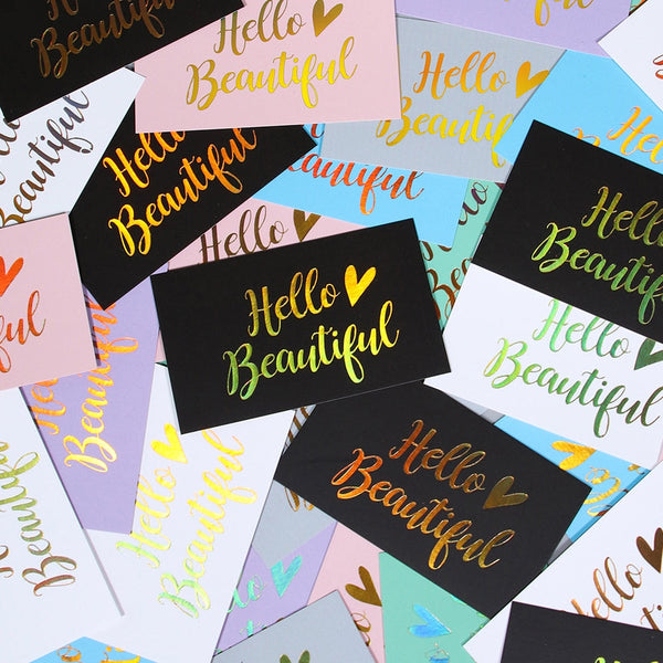 Hello Beautiful Order Packaging Cards for Business is an excellent choice for your greeting card needs.