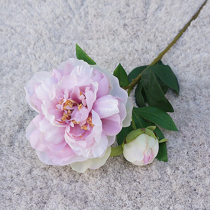 Artificial Peony Flower Fake Flower Branch, perfect as silk artificial flowers.