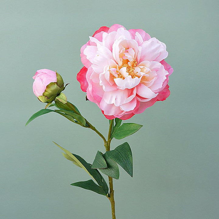 Artificial Peony Flower Fake Flower Branch, perfect as silk flowers.