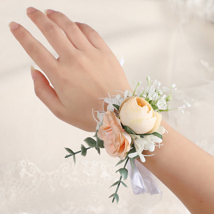 Sophisticated Dusty Rose Corsage for Weddings