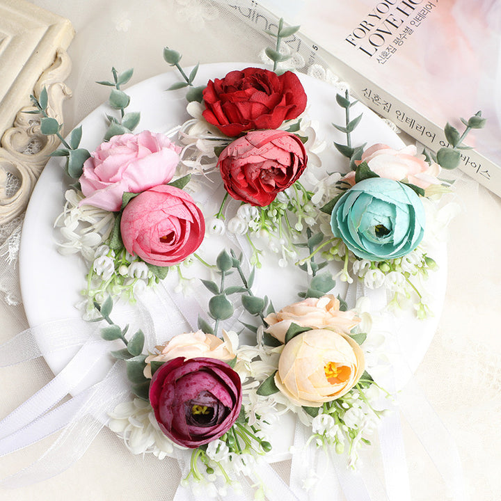 Sophisticated Dusty Rose Corsage for Weddings