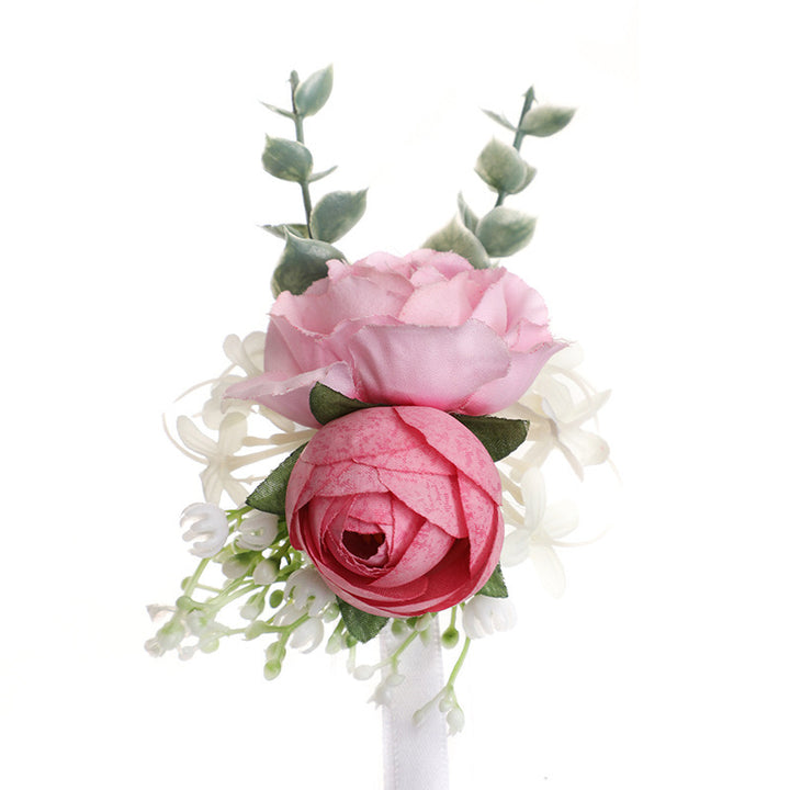 Sophisticated Dusty Rose Corsage for Weddings