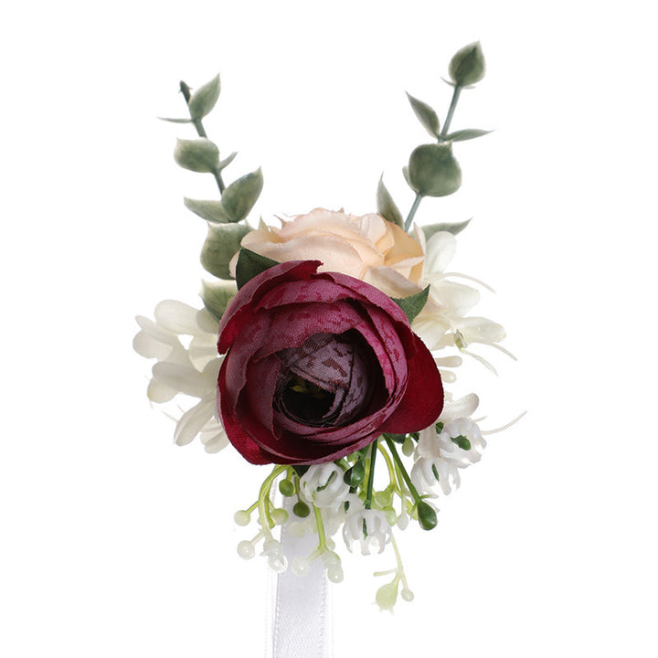 Sophisticated Dusty Rose Corsage for Weddings