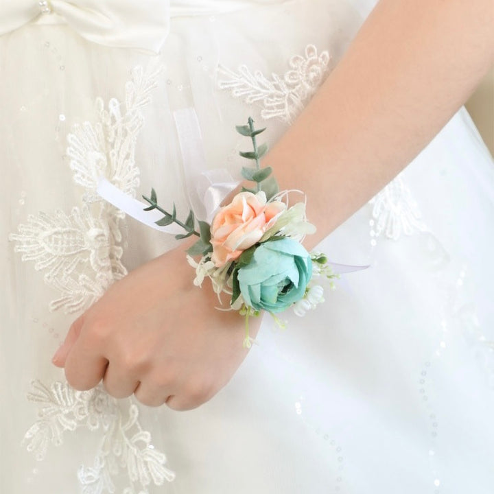 Sophisticated Dusty Rose Corsage for Weddings