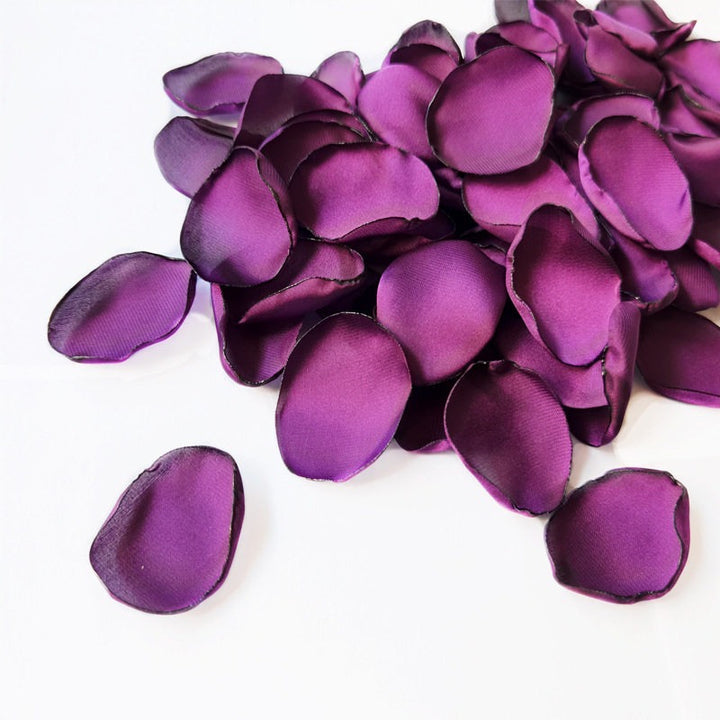 Luxurious Silk purple Rose Petals for Memorable Events