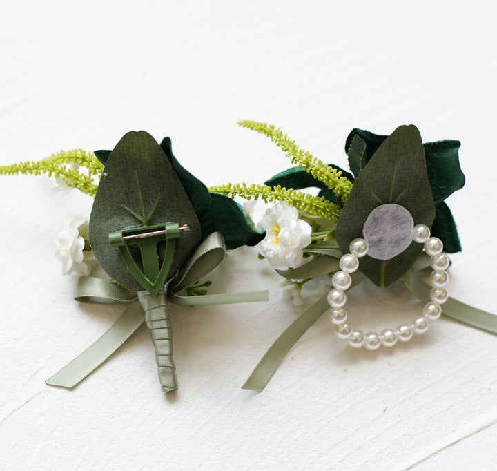 Elegant Mixed Floral Corsages