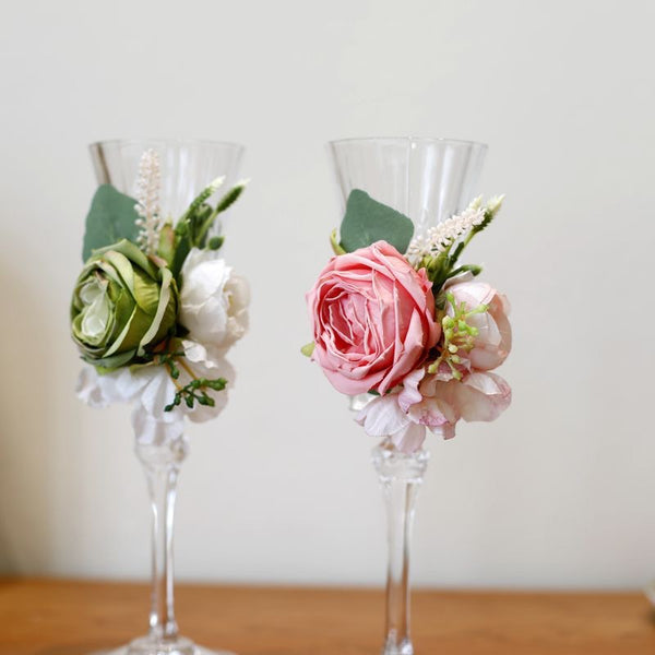 Elegant Multi-Color Floral Corsage for Bridesmaids