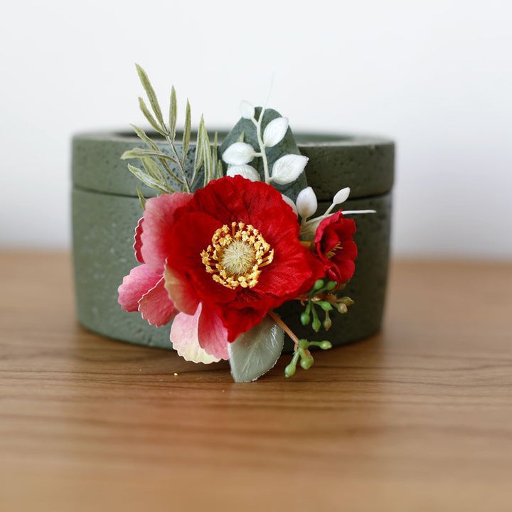 vibrant Anemone Corsage Collection