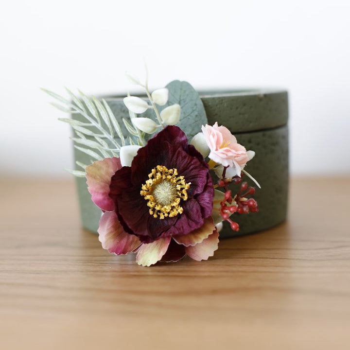 vibrant Anemone Corsage Collection