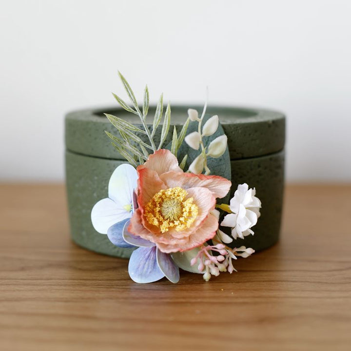 dusty peach Anemone Corsage Collection