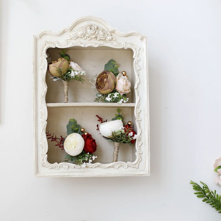 Rustic Rose and Eucalyptus Boutonniere Collection