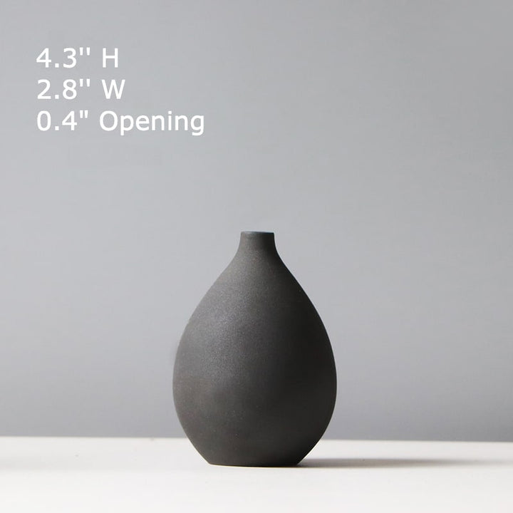 Minimalist Ceramic Bud Vases For Flowers – Modern Flower Holders for Home Décor