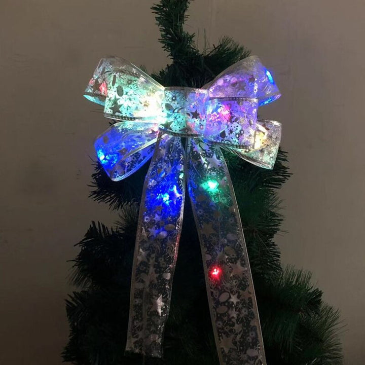 LED Christmas Gift Bow Front Door Decoration is a wonderful addition to your christmas arrangements collection.