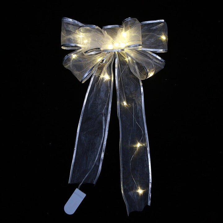 LED Christmas Gift Bow Front Door Decoration is a wonderful addition to your christmas arrangements collection.