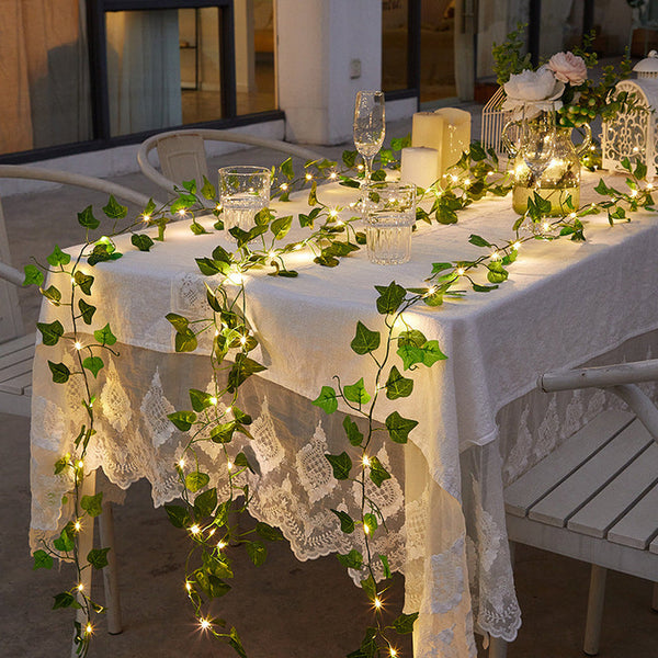 LED Maple Leaf Garland Fairy Lights