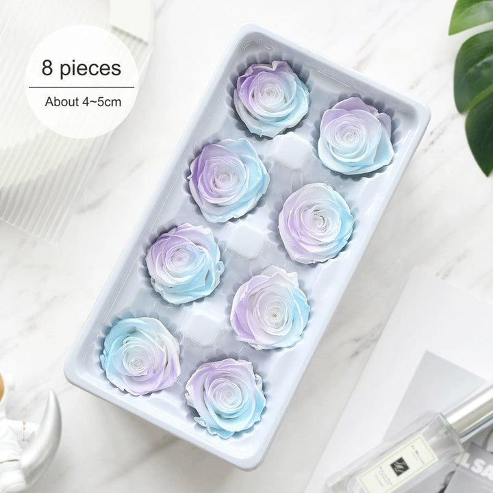 Iridescent Preserved Roses, 2-6cm Pack