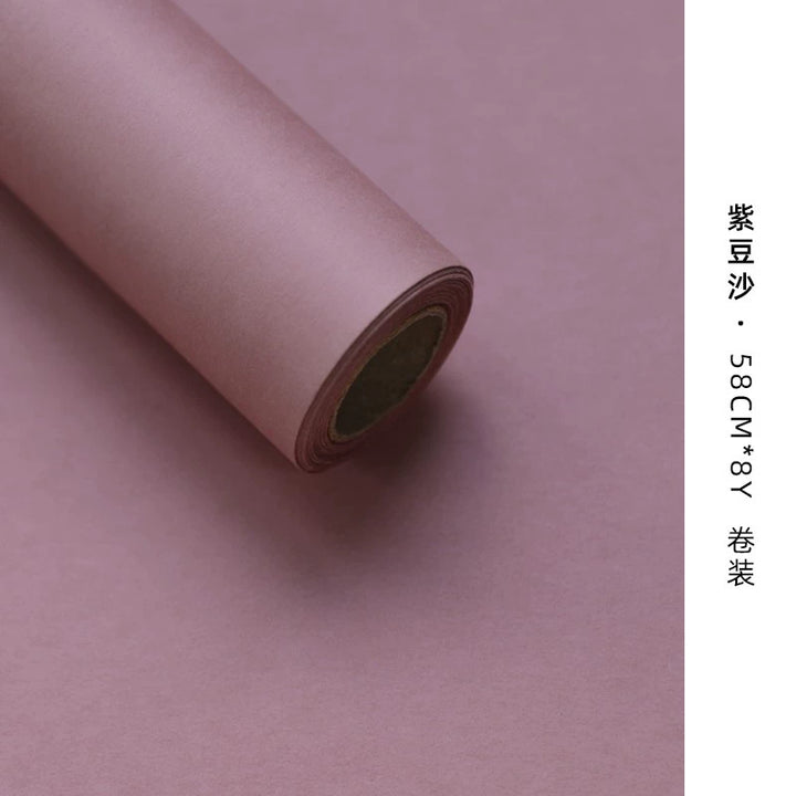 Thick Waterproof Solid Color Kraft Flower Wrapping Paper