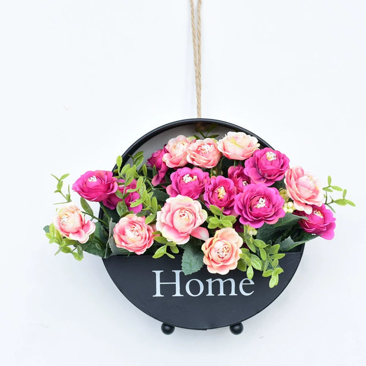 Nordic Hanging Wall Flower Baskets for Creative Home Wall Decor