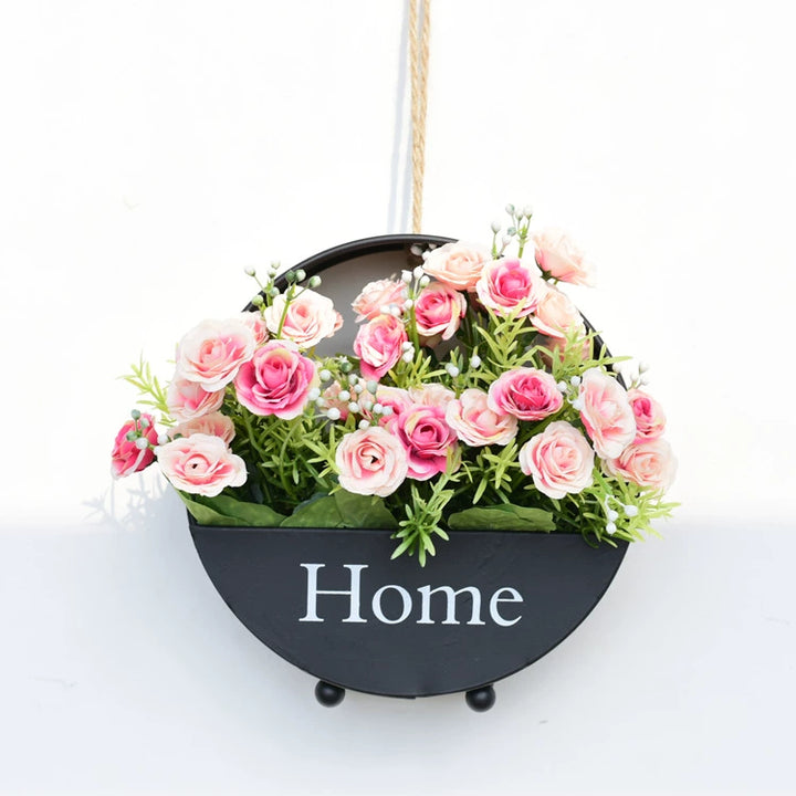 Nordic Hanging Wall Flower Baskets for Creative Home Wall Decor