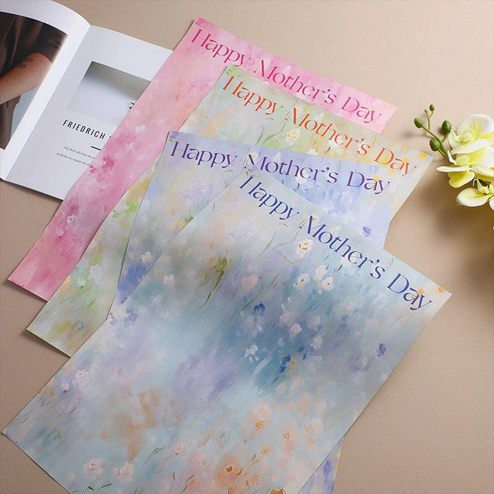 Happy Mother's Day Floral Wrap Paper Pack 20 (35x50cm)