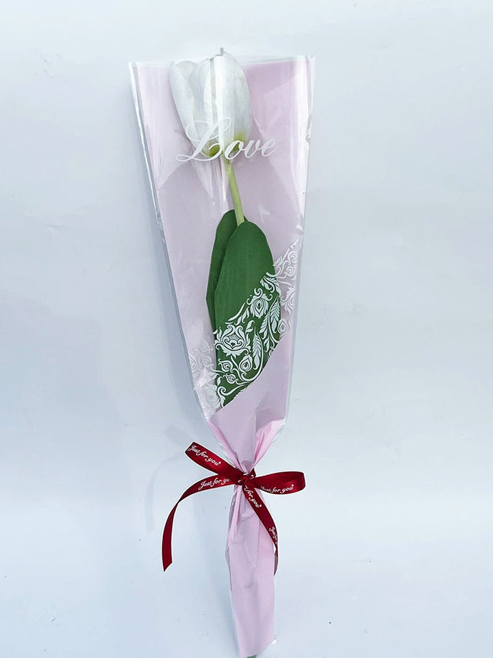 50pcs Single Stem Bouquet Sleeves Bags is a delightful addition to your valentine's day flowers collection.