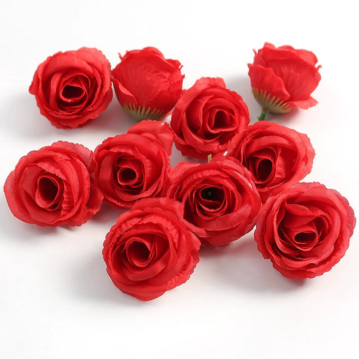 4cm Artificial Rose Flower Heads Pack 30 is a perfect addition to your florist supplies collection.