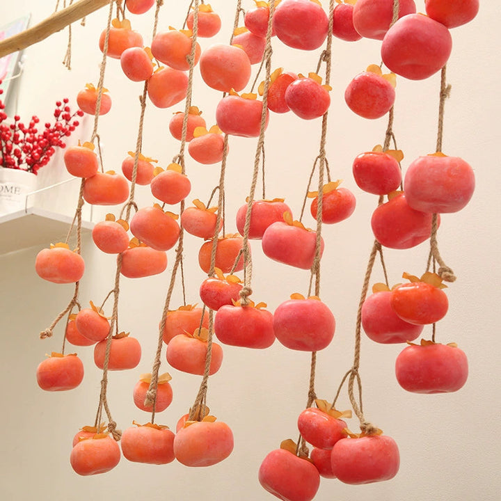 Artificial Persimmon Hanging Decoration (85cmL), perfect as faux plant.