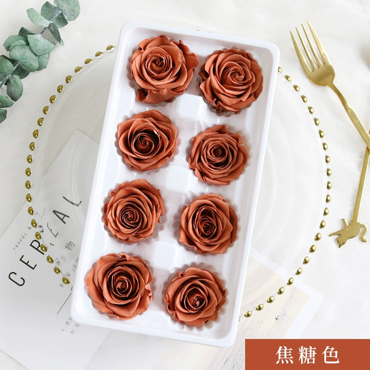 Preserved Rose 4-5cm – 46 Piece Floral Set for Creative Projects