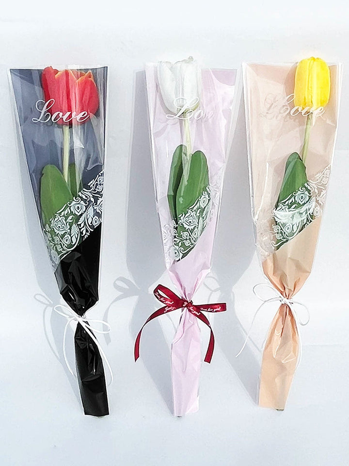 50pcs Single Stem Bouquet Sleeves Bags is a delightful addition to your valentine's gifts collection.