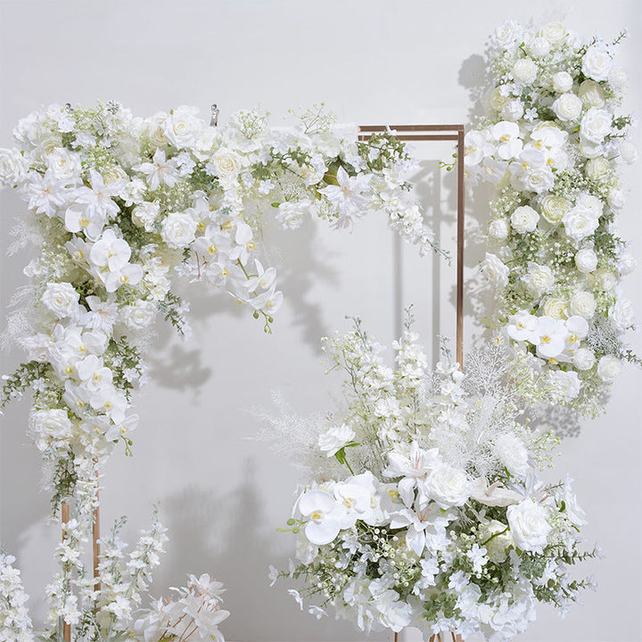 White Flower Set for Wedding Party Decor Proposal