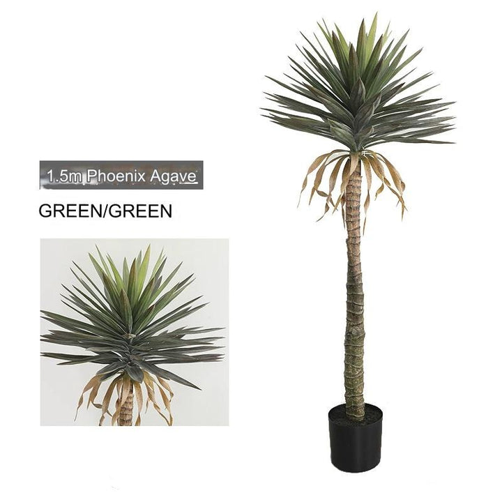 Artificial Yucca Tree for Home and Hotel Décor – Faux Tropical Green Plant